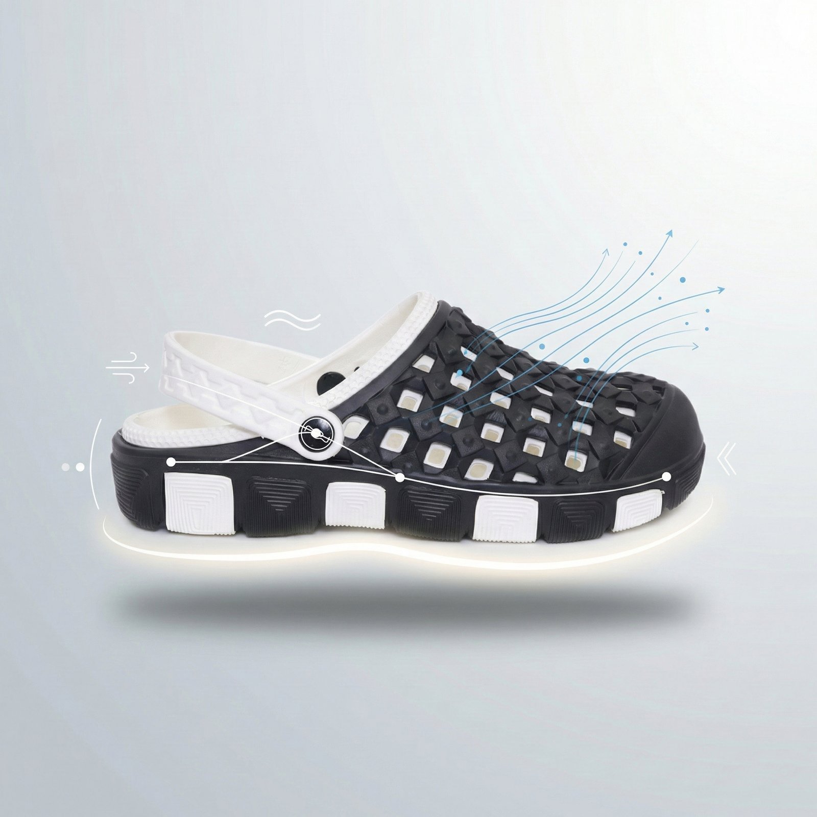 TOECANDY Casual Clogs