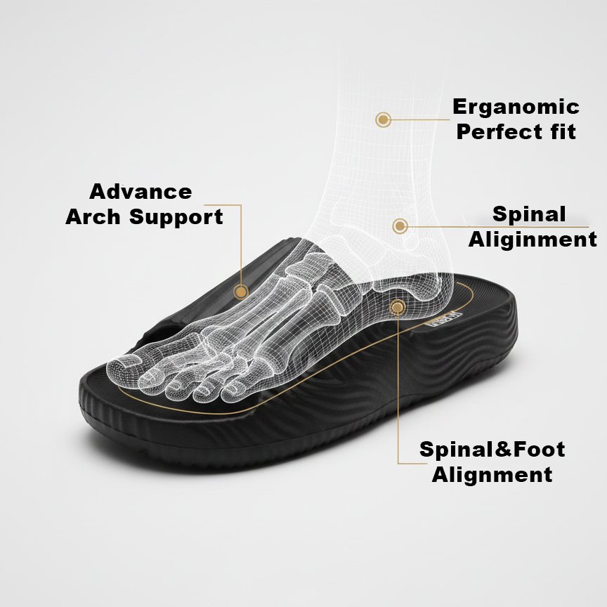 TOECANDY Men's Flip-Flops