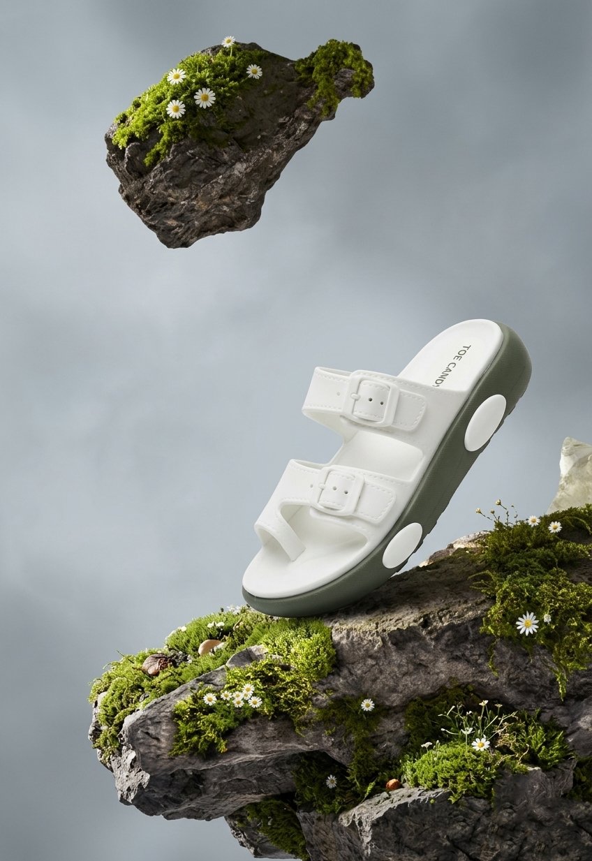 TOECANDY men's slippers and flip-flops